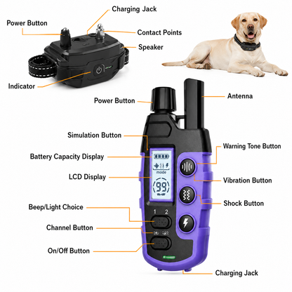 3300Ft Range Remote Dog Training Collar