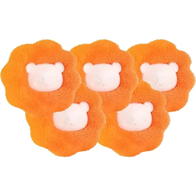 5pcs Pet Hair Remover Reusable Ball Laundry Washing Machine Filter Wool Sticker Cat Hair Remover Pet Fur Lint Catcher Home