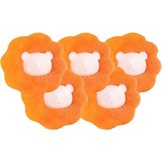 5pcs Pet Hair Remover Reusable Ball Laundry Washing Machine Filter Wool Sticker Cat Hair Remover Pet Fur Lint Catcher Home