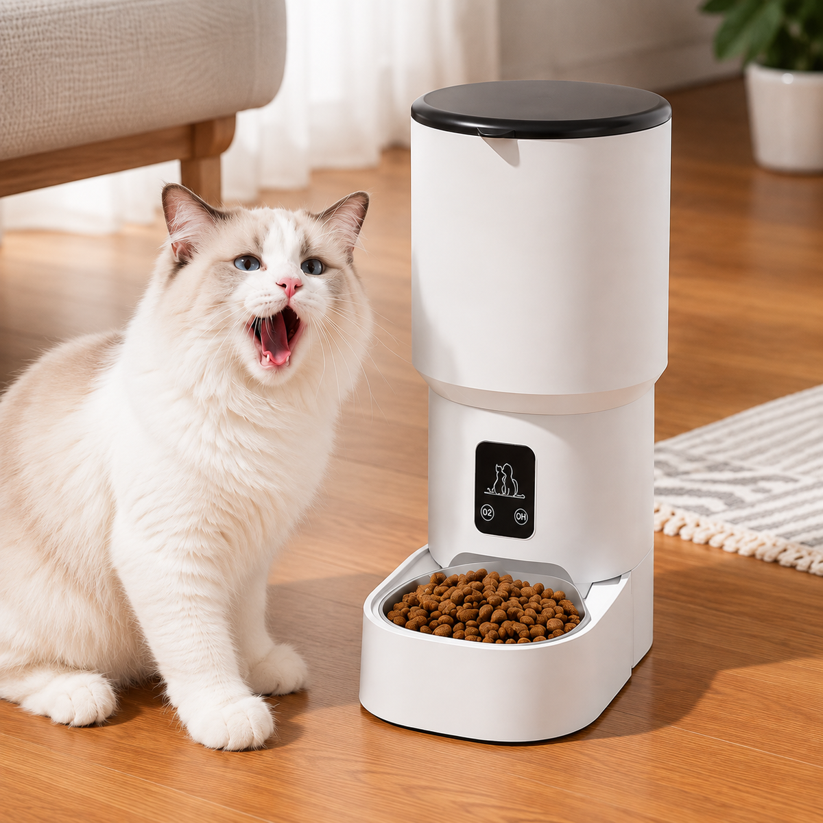 WiFi Large Capacity Smart Cat Feeder